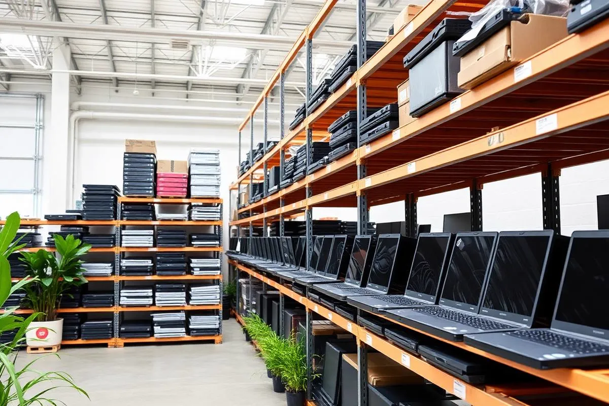 Refurbished hardware ready for white-label remarketing